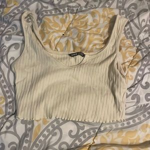 Shein yellow crop top